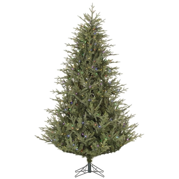 Vickerman 32499 - 4.5' x 39" Sutter Creek Fir 200 Multi-Color Italian LED Lights Christmas Tree (A143547LED)