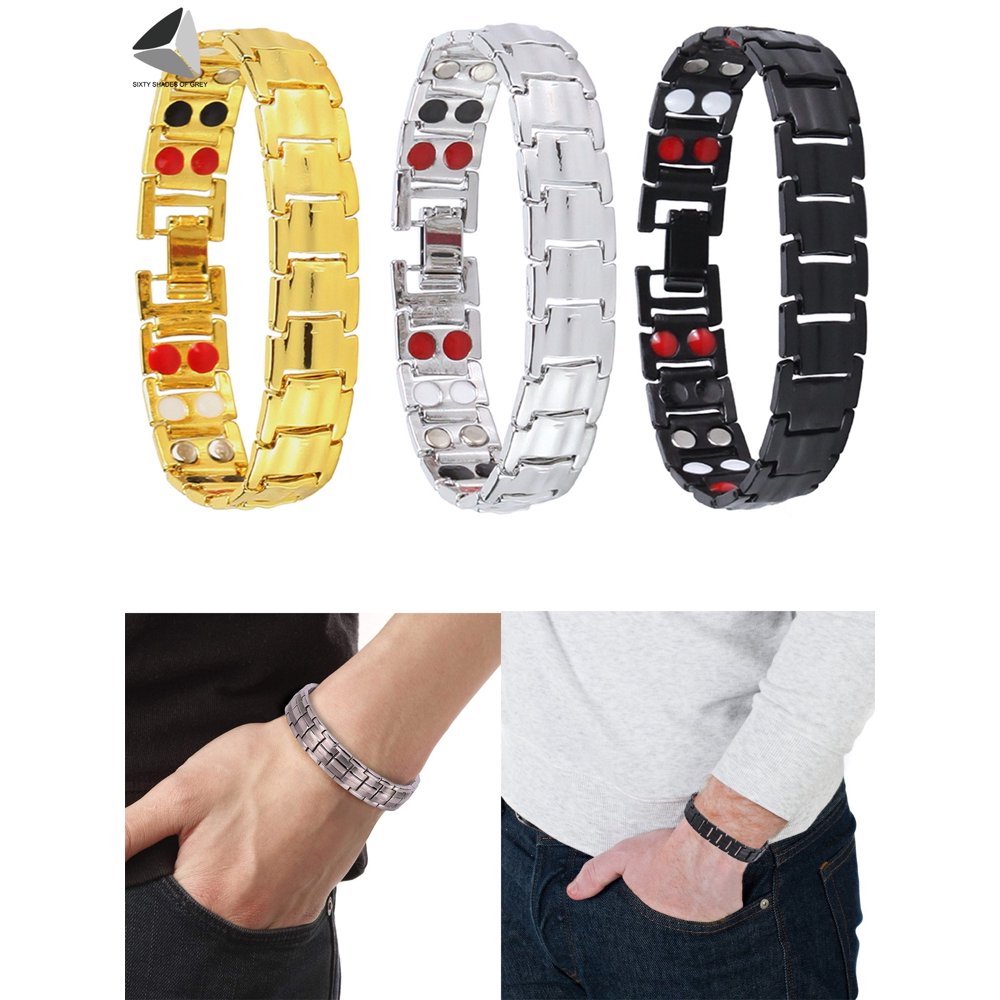 Sixtyshades of Grey Sixtyshades Titanium Therapy Bracelets