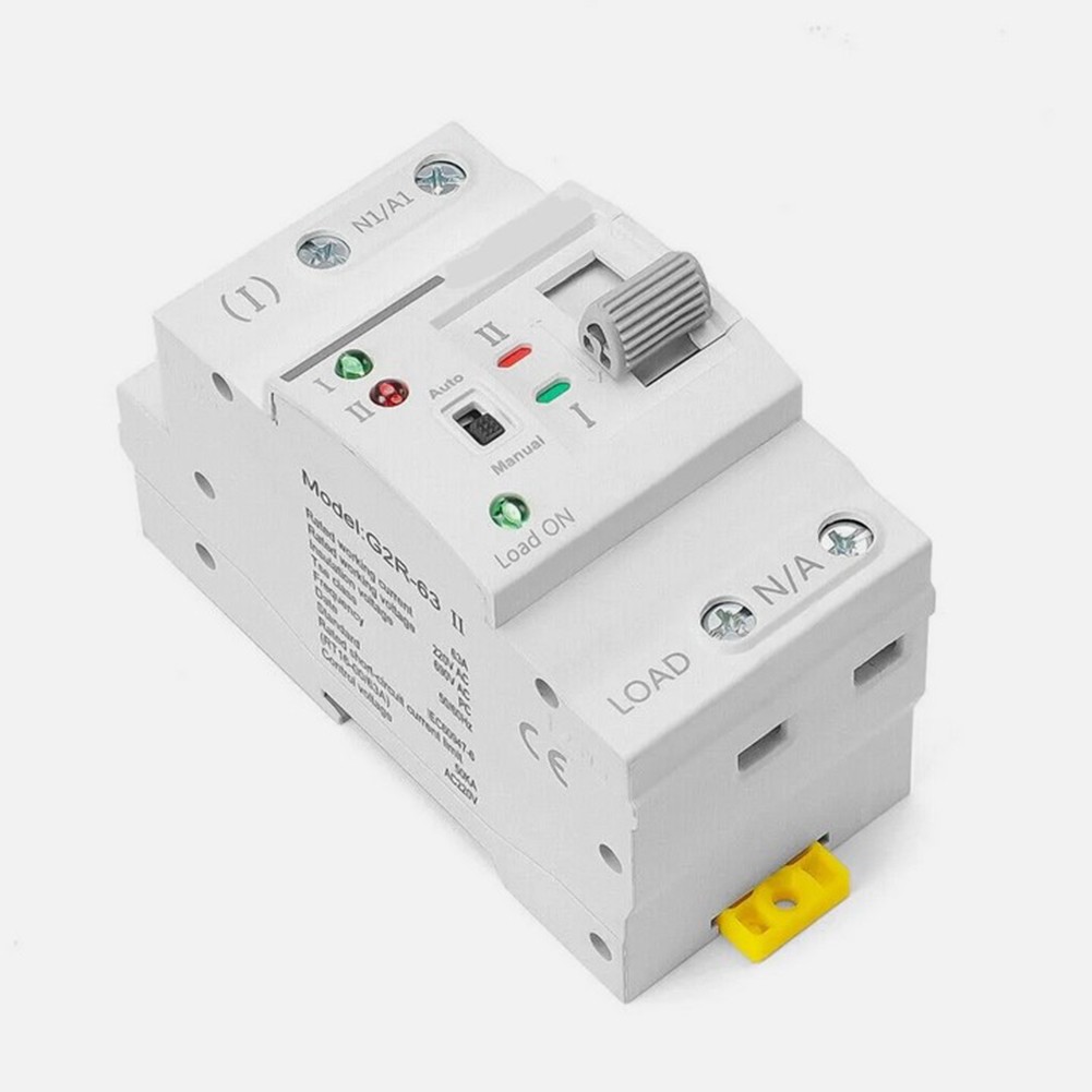 For Ats Dual Power Automatic Electrical Transfer Switch 2P 63A 220V For Generator