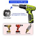 thumbnail image 5 of 14 Pieces Deepening Screwdriver Socket, 6-19mm Hex Adapter, 34mm Machining Depth, 5 of 5