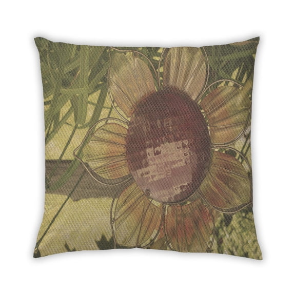 Ahgly Company Outdoor Square Contemporary Throw Pillow, 18 inch by 18 inch