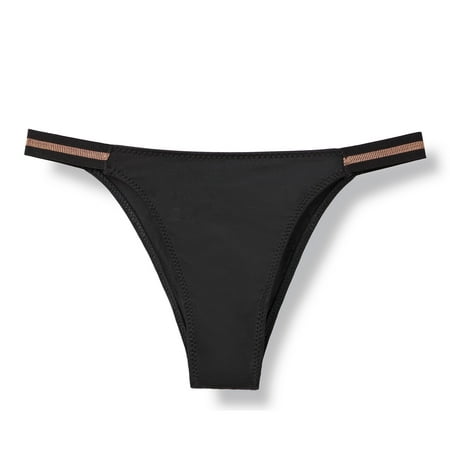 

Womens Temptation Low-Waist Transparent Thongs