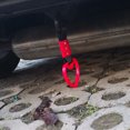 thumbnail image 2 of Kuymtek 3 Uds JDM Corazón Tren Autobús Correa Mano Coche Parachoques Trasero Advertencia Bucle Rojo, 2 of 8