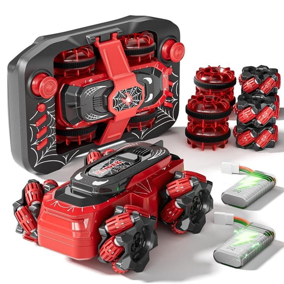 Mini Amphibious Car Red & Pink Best Toy Boy Toy Gift Toy Kids 3 4 5 6 with Controller Compact Design for Versatile Carving