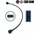 thumbnail image 3 of Angitu 3pin/4Pin RGB ARGB SYNC 1 to 1/2/3/4/5 Fan LED Stripe Extension Cable Motherboard Light Control Hub For M/B ASUS GIGABYTE, 3 of 4