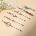 thumbnail image 4 of 26 Pcs Beadable Keychains, Silver Keychain Making Kit, 4 of 5