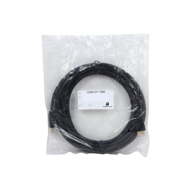 High Speed HDMI Cable with Ethernet 28AWG - 15 Feet