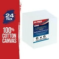 thumbnail image 2 of U.S. Art Supply 6 X 6 inch Professional Artist Quality Acid Free Canvas Panel Boards 24-Pack (1 Full Case of 24 Single Canvas Panel Boards), 2 of 7