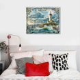 thumbnail image 5 of Nawypu Nautical Lighthouse Wall Art Christian Cross Wall Decor I Can Only Imagine Quotes Picture Canvas Prints Motivational Framed Artwork for Home Living Room Bedroom Bathroom, 5 of 6
