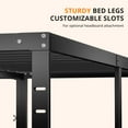 thumbnail image 4 of Sybels Full Size High Platform Bed Frame with Under Bed Storage Space, 4 of 8