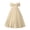 Beige, variant on Rvusndi Flower Girl Dress Long Off Shoulder Dress Party Dress Solid Color Big Bow Summer Dresses Elegant Formal Evening Gown for Big Kids Wedding Graduation Dresses
