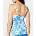 thumbnail image 4 of Coco Reef BUNGALOW FLORAL Aura Ruffle Underwire Tankini Swim Top, US 38C, UK 38C, 4 of 5