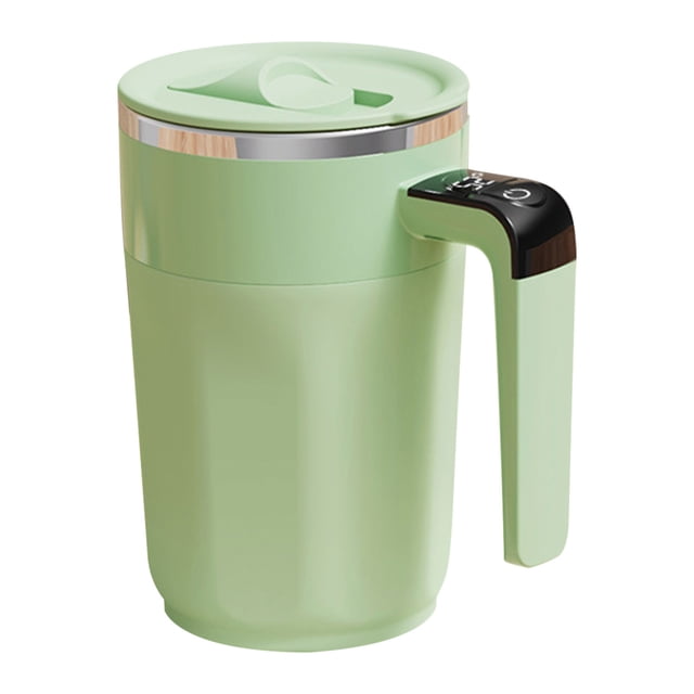 Magnetic Stirring Cup with Smart Temperature Measurement and Automatic Mixing for Coffee Milkshakes