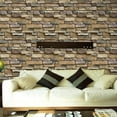 thumbnail image 3 of [Clearance!]Self-Adhesive Wallpaper Rust Red Brown Brick Contact Paper Fireplace Peel-Stick Wall Stickers Door Stickers Counter Top Liners, 3 of 6