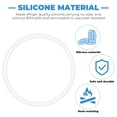 thumbnail image 3 of Lssam Silicone Water Bottle Lid Seal Gasket Replacement Rings 3.2 Inch 6 Pack, Compatible with Wide Mouth Glass Bottles, Leak Proof Lid O Ring Set, Durable Rubber Seal Washer for Leakage Prevention, 3 of 8