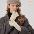 thumbnail image 2 of Thermal Knitted Touchscreen Winter Riding Mittens for Outdoor Sports Cycling Running Hiking in Cold Weather, 2 of 4