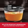 thumbnail image 3 of Rubbermaid Brilliance® Round Leak Proof Food Storage Container, 6.97 cup, 3 of 6