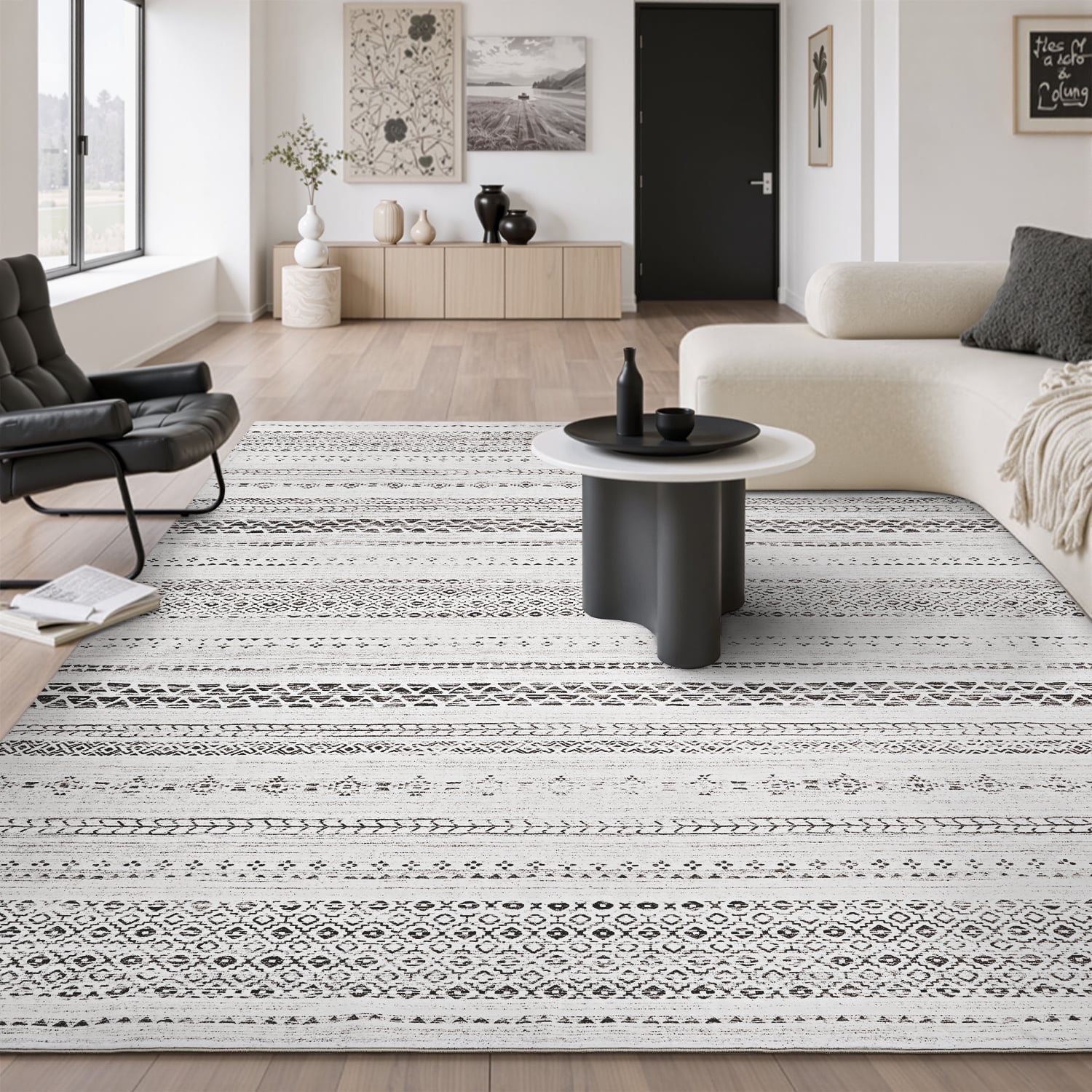 Boho02-Black and Cream
