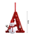 thumbnail image 6 of GZZQY Christmas Letters Pendant A to Z Hanging Xmas Alphabet Ornament Acrylic Snowman Letter Decoration for Christmas Tree Car Backpack, 6 of 6