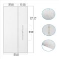 thumbnail image 2 of 2X Sello de Ventana AirLock. Sello de Ventana de Placa de Sellado de Tela Flexible con Cremallera y Adhesivo para Unidades Móviles de Aire Acondicionado, 2 of 5
