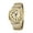 Gold, variant on Atomic American English Talking Watch Speaks Clear and Loud Time, Date and Alarm time Stretch Band is Best Gift for Senior,Visually impaired, or Blind People