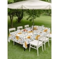 thumbnail image 4 of Outdoor Tablecloth with Umbrella Hole for Patio/Picnic/Party/Camping, Spring Daisy Waterproof Table Cloth Rectangle Table Cover Washable, Country Watercolor Yellow White Floral Leaf (60"x 84"), 4 of 8