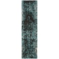 thumbnail image 5 of SAFAVIEH Classic Vintage Rothesay Oriental Overdyed Area Rug, Teal/Brown, 6' x 6' Round, 5 of 9