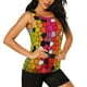 thumbnail image 2 of Fotbe Colorful Tie Dye Stained Glass 1 Blusas Sin Mangas para Mujer – Estilo Casual, Corte Suelto, Slim-Fit, Cuello Redondo Deportivo, Tops de Verano para Gimnasio y Yoga-Large, 2 of 7