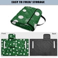 thumbnail image 4 of Xoenoiee Dark Green Golf Clubs Print Golf Cart Seat Cover Lightweight Cart Seat Cushion Cover Foldable Golf Blanket Golf Club Car Accessories for More 2-Person Seats Club Car, Easy to Install, 4 of 7