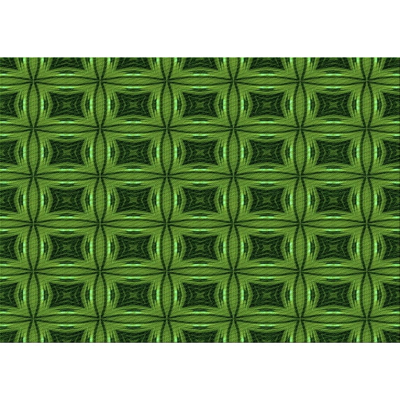Ahgly Company Machine Washable Indoor Rectangle Transitional Dark Forest Green Area Rugs, 8' x 12'