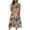 Blue, variant on Lorytime Mid Length Dresses for Women Blue Pleated Crewneck Tank Dress A Line Dress Sleeveless Floral Graphic Print Sundress Midi Dress Knee Length Dress with Pocket Beach Vacation S