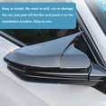 thumbnail image 3 of 2PCS Carbon Fiber OX Horn Rear View Mirror Cover Cap -for Honda Civic 2016-2020, 3 of 6