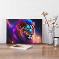 thumbnail image 2 of LNWH Wall Art Prints, Colorful Purple Lion Pattern Canvas Painting for Living Room Bedroom Office Home Wall Decoration, 11.8x7.8 Inch, 2 of 8