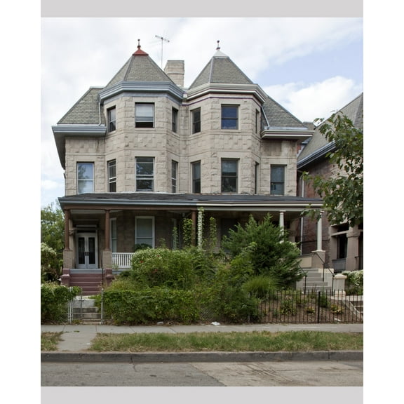 Print: Row Houses, Kenyon St., Near Georgia Ave., NW, Washington, D.C.