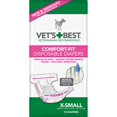 thumbnail image 1 of Pañales para Perros Vet's Best Comfort Fit Tamaño Extra Pequeño, Paquete de 12, 1 of 7