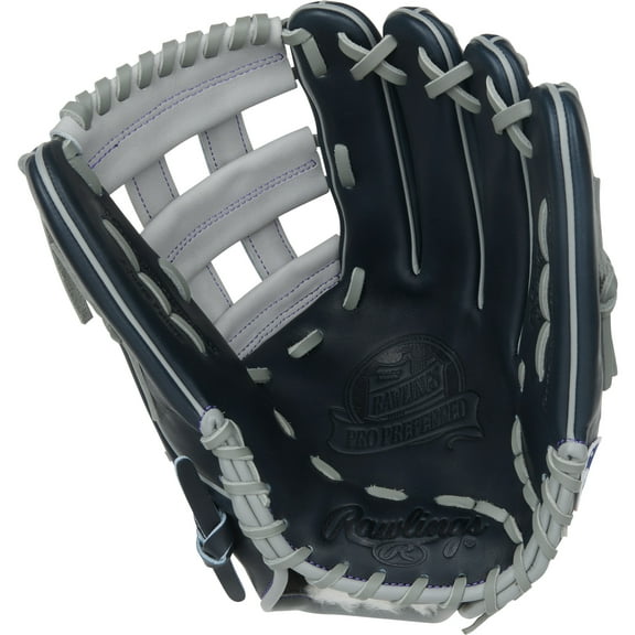 Rawlings Pro Preferred Outfield Glove | Aaron Judge Pattern | 12.75-Inch | RHT | Navy/Gray
