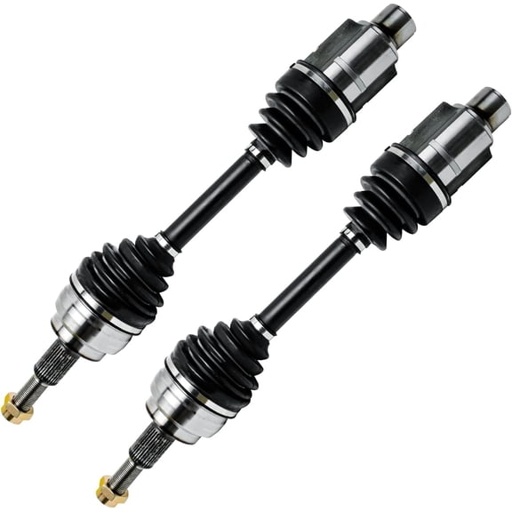 Detroit Axle - 4WD Front CV Axles for 2006 2007 2008 2009 2010 Dodge Ram 1500, 2011 Ram 1500, Complete CV Axle Shafts Assembly Replacement