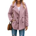 thumbnail image 1 of Abrigo PRETTYGARDEN Estilo Dos Rosa Pequeño Sherpa de Forro Polar Cálido, 1 of 6
