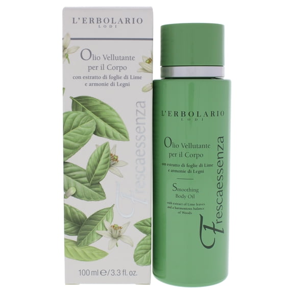 L'Erbolario Frescaessenza Smoothing Body Oil Gel, Scented Body Oil, 3.3 oz