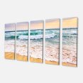 thumbnail image 2 of Vagues en Mousse Éclaboussant le Sable - Impression sur Toile Paysage Marin, 2 of 3