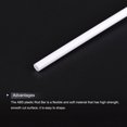 thumbnail image 3 of Uxcell 30Pcs ABS Plastic Rods, Diameter 5mm Length 250mm White Stick Solid Bar for DIY Model, Architectural Model Making, 3 of 5