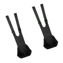 Luwecf 2x ATV Footrests ATV Rear Passenger Foot Rest Foldable Portable Travel Universal