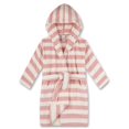 thumbnail image 1 of Sanetta Albornoz para Niñas - Traje de Baño, Algodón, Capucha, Bolsillo, Rayas Rosa/Blanco 128, 1 of 2