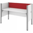thumbnail image 5 of Bestar Pro-Biz Melamine/Metal Workstation in White and Red, 5 of 7