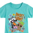 thumbnail image 3 of Marvel Guardians of the Galaxy - Groot And Rocket Stickers - Toddler And Youth Girls Fitted Short Sleeve Graphic T-Shirt, 3 of 5