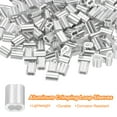 thumbnail image 3 of 200Pcs Aluminum Crimping Loop Sleeve for 3/32" Diameter Wire Rope, Double Ferrule Wire Rope Sleeve for Cable Line End, 3 of 6