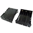 thumbnail image 1 of NARABB 1pcs DIY Black Storage Box Case For 3 x 18650 3.7V Rechargeable Batteries, 1 of 3
