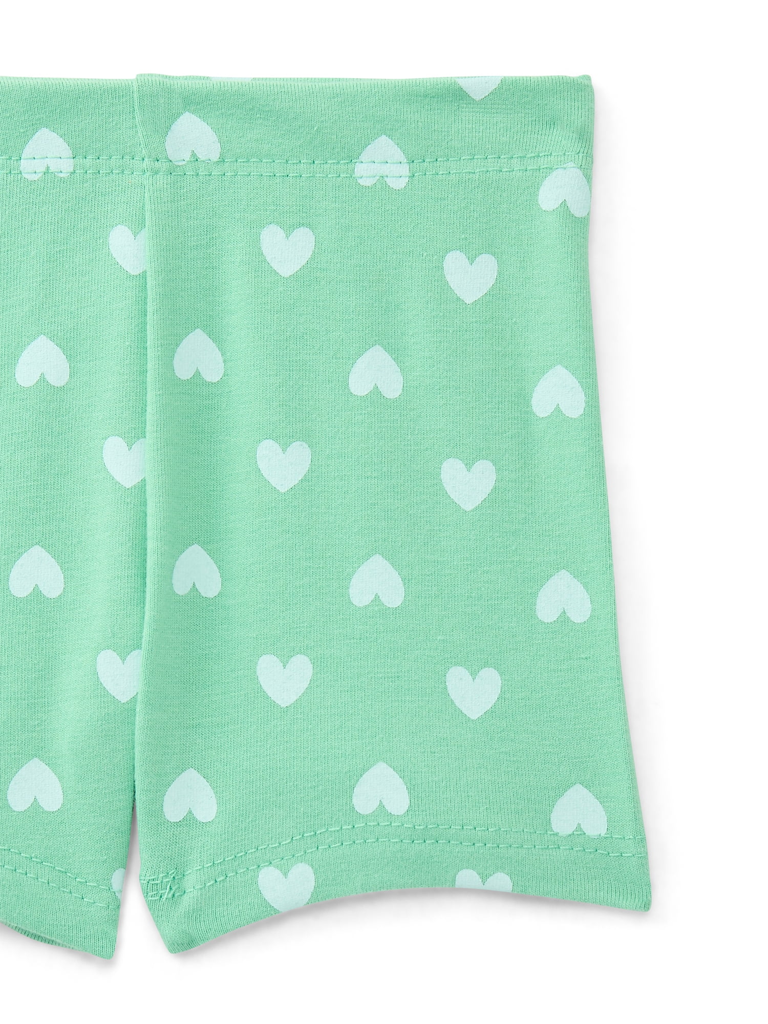 Wonder Nation Baby Girl Bike Shorts, Sizes 0-24 Months