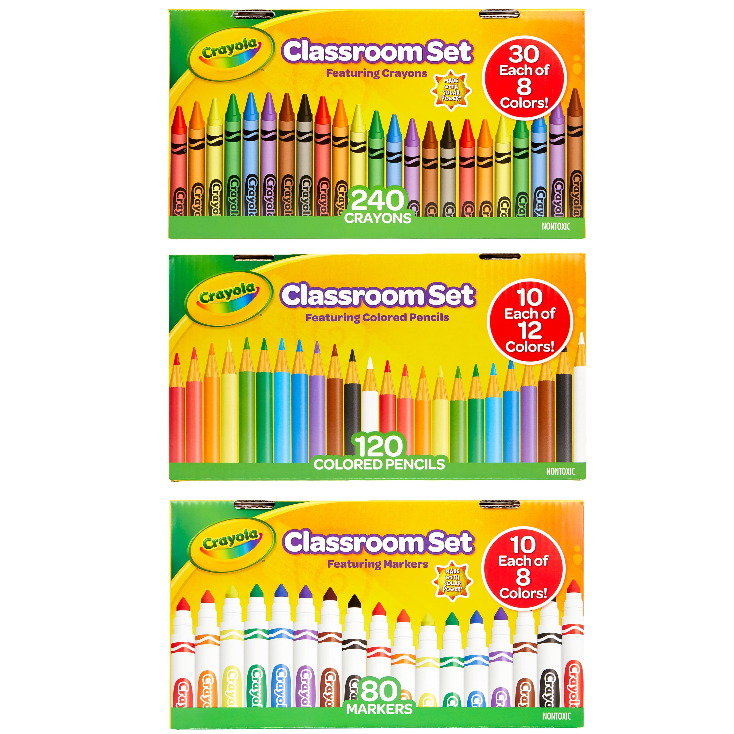 Crayola Classroom Set Broad Line Art Markers, 80 Ct, Teacher Supplies,  Teacher Gifts 