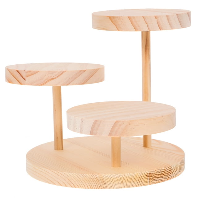 Miangastore Wooden 3-Tier Retail Display Stand Display Rack Bracelet Display Stand Jewelry Display Rack